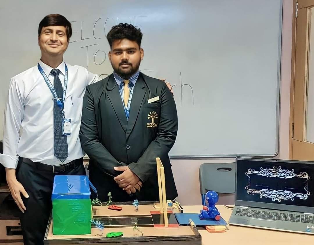 A screenshot from 2022 celebrating Shubham Chawhan’s first Scipotech win.